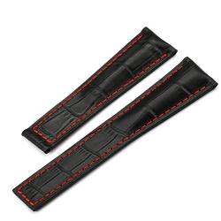 Istrap Watch Band 22 18MM Cowhide Leather Strap Original Style Deployment Watch Band Fit Tag Heuer Carrera Monaco