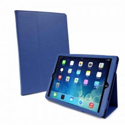 Tuff-Luv Cobalt Type-view Colour Block Essentials Case Cover For iPad Air