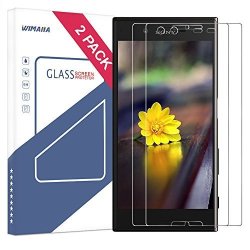 Sony Xperia Xz Screen Protector Wimaha 2 Pack Tempered Glass Screen Protector For Sony Xperia Xz Ultra Clear Scratch Proof