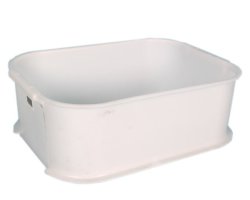 Food Crate Tray White - 600X400X195MM - 1 Yes 6009507871889 Mpact Home And Kitchen 1.7 Meat