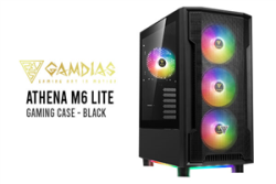 Gamdias Athena M6 Lite Gaming Case Black