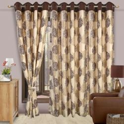 Chiffon Curtain 3m X 2m Brown