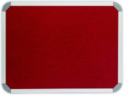 Info Board Aluminium Frame - 1000 1000MM - Burgandy