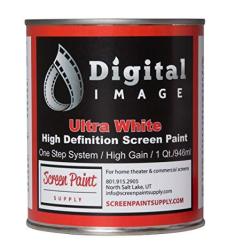 Projector Screen Paint - High Definition 4K - Ultra White - Quart