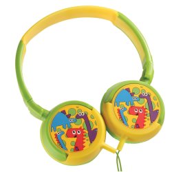 Amplify Kiddies Headphones Dinosaurs Volume Limiting Headphones