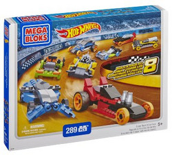 Mega Bloks Hot Wheels Super Race 8 Car Set
