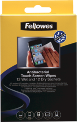 Fellowes Antibacterial Touch Screen Wipes Sachet