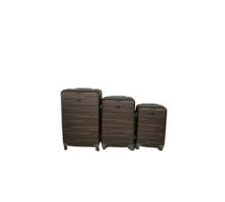 3 Piece Travel Suitcase Bag Set A03 ?? Brown