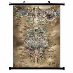 Roundmeup Made In The Abyss Anime Fabric Wall Scroll Poster 16 X 23 Inches