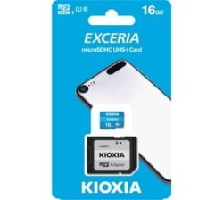 Kioxia 16GB 100MB S Microsd Card C10 Exceria