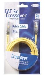 Belkin A3X12607YLWM - CAT5E Crossover Patch Cable RJ45 Connectors 7 Ft YELLOW-BLKA3X12607YLWM