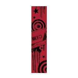 First Act Guitar Strap - Red Cassette Tape Print