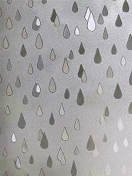 Deals On Velimax Static Cling Window Film Privacy Frosted Glass Film Sticker Raindrop Rain Film Anti Uv Sun Blocking For Home And Office 17 7 X 78 7 Compare Prices Shop Online Pricecheck