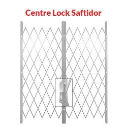 Centre Lock Saftidor - White - White 3200MM - 3900MM Width