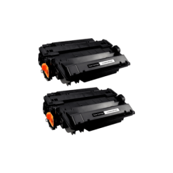 HP Compatible 55X Black Toner Cartridge Laserjet P3010 10 Pack