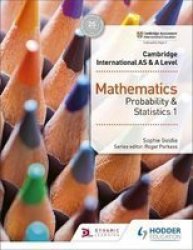 Cambridge International As & A Level Mathematics Probability & Statistics 1 Paperback