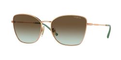 Vogue - Woman Butterfly Metal Sunglasses - Brown