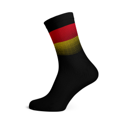 Germany Flag Socks - Large Black