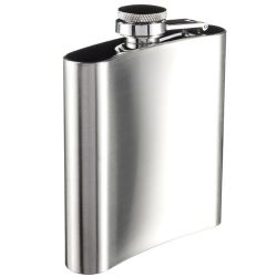 Stainless Steel Hip Flask To Carry Your Booze - 177ML - Set Of 3
