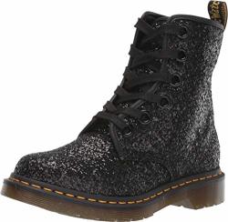 doc martens glitter black