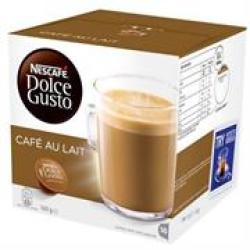 NESTLE Nescafe Dolce Gusto Pods - Café Au Lait Caffe Latte - 16 Capsules Retail Box Out Of Box Failure Warranty.   Product Overview:  Simple
