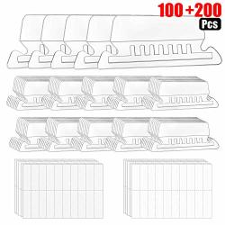 File Folder Tabs 100 Sets Hanging File Folder Tabs With 200 Sets Inserts For Hanging Folders 2 Inch Clear Plastic Hanging File Tabs For Quick Identification