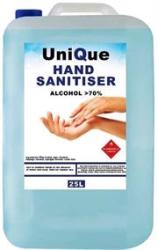 UniQue Casey 25 Litre Hand And Surface Alcohol Based SANITISER-70% Ethanol Alcohol Hydrogen Peroxide Glycerine Light Blue Liquid Retail Box No Warranty    Product