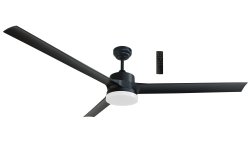 Bright Star Lighting Elevate Your Living Space With The FCF086 White Or FCF087 Black Ceiling Fan