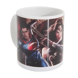 Dc Comics Batman V Superman Official Ceramic Superhero Mug One Size Black white