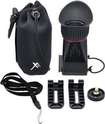 Xit Xtlcdmvl Professional Locking Lcd Viewfinder With 3.4X Magnification Black