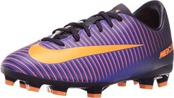 Nike Jr Mercurial Vapor Xi Fg Junior Football Boots 831945 Soccer Cleats 4.5 Big Kid M Purple Dynasty Bright Citrus 585