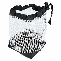Mootea Golf Ball Bag Nylon Mesh Drawstring Pouch 36 Golf Balls Holder Storage Net Bag Washable Lightweight Golf Accessory
