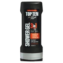 3IN1 Shower Gel Shampoo & Shaving Gel 250ML