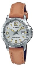 CASIO STANDARD Ladies Collection Analog Wrist Watch - Silver And Brown
