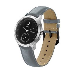withings steel hr leather band