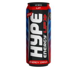 Hype Energy Drink - Iced Up - Berry Flavour Drink - 24 X 500ML