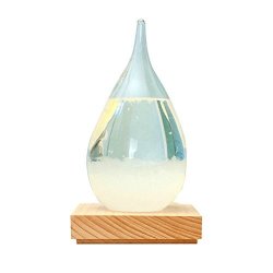 6 Colors Weather Predicting Storm Glass Crystal Desktop Drops Barometer Weather Instruments Weather Stations Creative Glass Crafts Home Decoration Stylish Christmas Gift