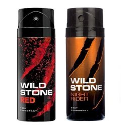 Wild Stone Mens Body Spray Red And Night Rider Combo Pack 2 5 Ounce