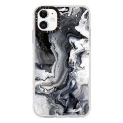 Apple iPhone 11 Pro Max Soft Cover Black & White Marble