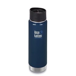 Klean Kanteen Insulated Wide Stainless Steel Coffee Mug With Caf Cap 2.0 Deep Sea 12 Oz