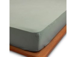 Sage Washed Cotton Fitted Sheet King Xlxd