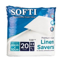 Linen Savers 60X60 20'S