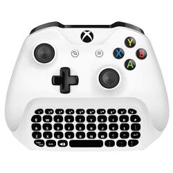 Megadream Xbox One Wireless Chatpad Keyboard With 3.5MM Audio Jack For Microsoft Xbox One & Xbox One Slim Controller PC 2.4G USB Receiver & Charge