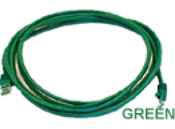 RCT - CAT6 Patch Cord Fly Leads 0.5M Green