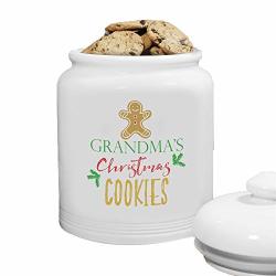 Giftsforyounow Christmas Cookies Personalized Cookie Jar