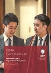 Cima E1 Organisational Management - Exam Practice Kit Paperback