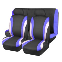 1ST GEAR - 6 Piece Seat Cover Set Blue Grey