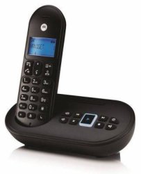 Motorola T111+ Black Dect Cordless Phone With Tam Eco Plus Mode Caller I.d