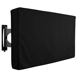 Outdoor 58" Tv Cover Brown Weatherproof Universal Protector For 60"-65" Lcd LED Plasma Television Sets - Compatible With Standard Mounts And Stands. Built In