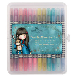 Gorjuss Dual-tip Watercolour Pens - Brights